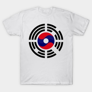 Lao Korean Multinational Patriot Flag Series T-Shirt